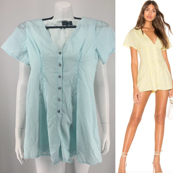 MAJORELLE Pants - NEW MAJORELLE Adrian Romper Blue Small G52